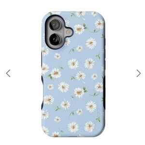 Daisy Daydream Baby Blue Floral Case iPhone 16 Plus